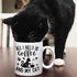Silk Screen Stencils Self Adhesive Stencils Reusable Chalk Mesh Transfer Cat Mama Coffee Sign Cute Cat Stencils for Painting on Wood DIY T-Shirt P...