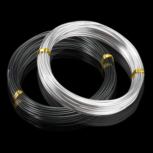 16 Gauge?Silver+Black Wire +Pliers?65ft/20M Metal Wire,Aluminum Wire, Bending Wire,Armature Wire for Sculpting and DIY Craft Supplies...