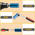 2 Sets Universal Wrench Socket Gifts for Men, 1/4 to 3/4 inch Universal Grip Ratchet Tool Sets with Power Drill Adapter, Best Unique Gadgets for M...