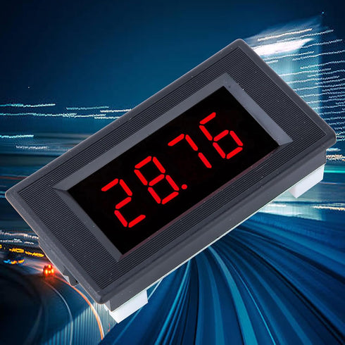 Mini Digital DC Voltmeter, 79x43x24 mm 4 Digit Voltage Tester Meter with Red LED Display Panel for Measure Various Battery Voltages(DC 500mV/1V/2V...