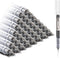 36 Pieces Rolling Ball Pens, Quick Dry Ink 0.5 mm Extra Fine Point Pens Liquid Ink Pen Rollerball Pens (Black-36 PCS)...