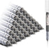 36 Pieces Rolling Ball Pens, Quick Dry Ink 0.5 mm Extra Fine Point Pens Liquid Ink Pen Rollerball Pens (Black-36 PCS)...
