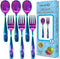 6 Piece Stainless Steel Kids Silverware Set - Child and Toddler Safe Flatware - Kids Utensil Set - Metal Kids Cutlery Set (Includes 3 Small Kids S...
