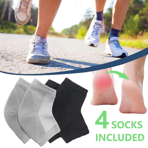 Plantar Fasciitis Treatment, Heel Pain Relief Protectors Foot Inserts Heel Socks for Achilles Tendonitis Tendon, Spurs, Fascia Support, Sore Feet,...