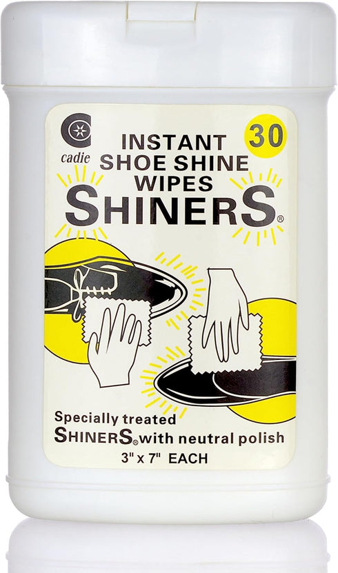 Twin Pack Wipes,Sneaker Cleaner 20 Wipes,Instant Shoe Shine 30 Wipes Shiners, By Cadie (1 PACK)...
