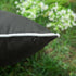 LIGICKY Pack of 2 Outdoor Waterproof Throw Pillow Covers Decorative Black and White Square Pillows Cushion Case Outside Pillowcase for Patio Couch...