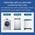 Washing Machine Cleaner Descaler 24 Pack Deep Cleaning Tablets For Front Loader & Top Load Washer, Clean Inside Drum And Laundry Tub Seal 12 Month...