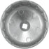 X AUTOHAUX 86mm 16 Flutes Car Oil Filter Wrench Oil Filter Socket Wrench Housing Cap Socket Remover Tools for BMW for Volvo Silver Tone...
