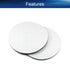Auniwaig 7 Inch 1200-Grit Scrubber Scouring Pads Drill Power Brush Scuffing Disc Hoop and Loop Surface Conditioning Disc for Bathroom & KitchenTil...