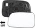 X AUTOHAUX Car Rearview Left Driver Side Heated Mirror Glass Replacement W/Backing Plate for Toyota Prius 2004-2009...