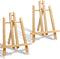 11 in Painting Easel Stand Wood Tabletop Easels for Canvases, Art, Crafts, Small Wooden Table Top Paint Tripod Station for Kids Adults, Portable D...