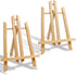 11 in Painting Easel Stand Wood Tabletop Easels for Canvases, Art, Crafts, Small Wooden Table Top Paint Tripod Station for Kids Adults, Portable D...