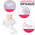 Yolev 3Pack Women Ankle Socks Lace Ruffle White Princess Eyelet Lace Socks Shimmering Cute Ruffle Comfortable Frilly...