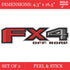 FX4 Off Road Decal Replacement Sticker F150 Bedside F Truck Super Duty F250 F350 F450 (2015-2018) (Die-Cut (Peel & Stick))...