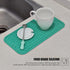 Silicone Dish Drying Mat for Multiple Usage, Easy clean, Eco-friendly, Heat-resistant Dish Drainer Mat for Kitchen Counter,Sink,Refrigerator or Dr...
