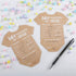 Kate Aspen Baby Predictions for Baby Shower Advice Cards - 50-Count Onesie Shaped Baby Shower Games for Girl or Boy - Gender Neutral Decor, Table ...