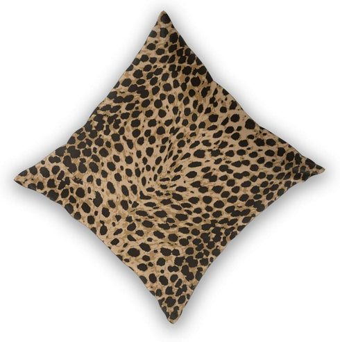 Leopard Skin Wild Animal Print Throw Pillow Cover Set of 2 Decorative Square Pillowcase Throw Cushion Case for Bedroom, Living Room, Sofa, Couch a...