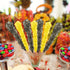Extra Large Rock Candy Sticks: 6 Black Cherry Lollipop - Individually Wrapped Black Rock Candy Sticks - Espeez Rock Candy Sticks for Candy Buffet,...