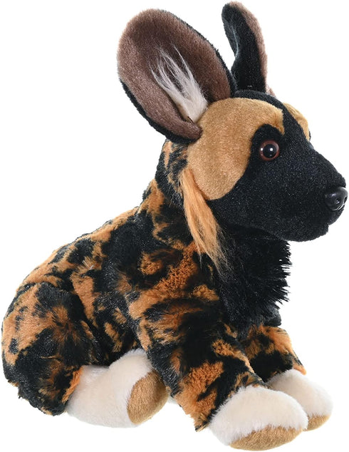 Wild Republic African Wild Dog Plush, Stuffed Animal, Plush Toy, Gifts for Kids, Cuddlekins 8 Inches...