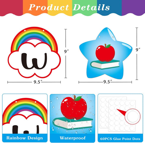 FLYAB Welcome Banner for Classroom Decorations Rainbow Welcome Bulletin Board Classroom Decorations Welcome Back to School Banner for School Class...