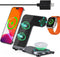 Wireless Charger, Mlfsaier Aluminum Alloy 3 in 1 Charging Station Stand for Apple iPhone/iWatch/Airpods,iPhone 15,14,13,12,11 (Pro, ProMax)/XS/XR/...