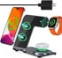 Wireless Charger, Mlfsaier Aluminum Alloy 3 in 1 Charging Station Stand for Apple iPhone/iWatch/Airpods,iPhone 15,14,13,12,11 (Pro, ProMax)/XS/XR/...