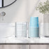 Bathroom Cup Dispenser, Small Cups Holder for 3oz-4oz Disposable Mouthwash Rinsing Paper Cups Storage, Compact Clear Plastic Cup Organizer for Bat...