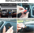 Socket Car Mount Car Grips Holder for Phone Stand 360 Rotation Dashboard Sticker Holder for Socket Mount Users on Car Dashboard Home Wall Office K...