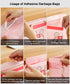 Car Trash Bag, ZIRANSHU 60pcs Cartoon Stick-on Disposable Trash Bag, Leakproof Vomit Bag, Beauty Garbage Bag, Adhesive Trash Bags for Cars, Kitche...