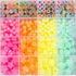 1020Pcs Candy Color Acrylic Alphabet Letter Beads Round Number Heart Star Beads Colorful Plastic Pastel Kandi Loose Beads Bulk for Bracelets Jewel...