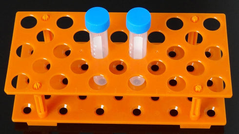 2Pcs 28 Well Centrifuge Tube Rack for 15ml Scientific Laboratory Plastic Tube Rack Holder Detachable Lab Test Tube...