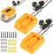 Power Wheel Battery Adapter Compatible with Dewalt 20V Battery Converter Kit with 14 AWG Wire, Fuse and Wire Terminals, Power Wheels Battery Conne...