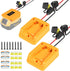 Power Wheel Battery Adapter Compatible with Dewalt 20V Battery Converter Kit with 14 AWG Wire, Fuse and Wire Terminals, Power Wheels Battery Conne...