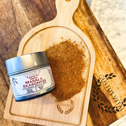 Taste of India: Masala Seasoning Blend - Gourmet Spice - All Natural Mix - Non GMO - Handcrafted - Small Batch - Artisanal Seasoning - Gustus Vita...