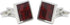 Square Burgundy Checks Cufflinks With Box Red Cuff Links Men Gift...
