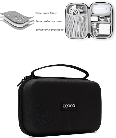 Charger Case for MacBook, 7.9"x4.7" Computer Charger Organizer, Apple Magic Mouse Apple Pencil USB Flash Disk SD Card Small Portable Accessories B...