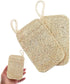 Loofah Dishwashing Brush, Loofah Kitchen Dish Sponges Scrubber, Brush Soft luffa for Kitchen Cleaning, Soft & Easy Foaming Cleaning Sponge Loofah ...