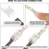 RGB LED Light Strip Connectors 20 Waterproof LED Adapter Connectors Transparent Solderless LED Light Strip Connectors for Strip Light Unwired Gapl...