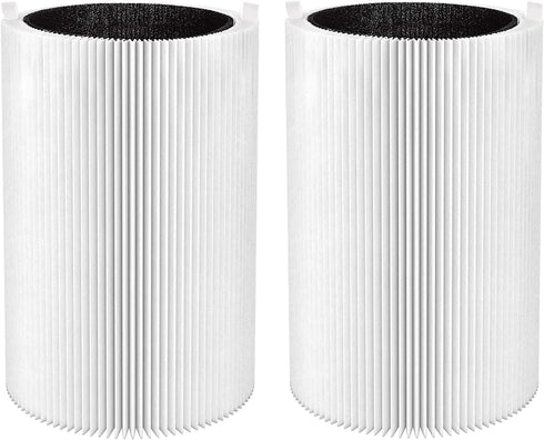 Blue Pure 411 Replacement Filters for Blueair Blue Pure 411, 411+, 411 Auto and Mini Air Purifier, Include 2 Particle and 2 Activated Carbon...