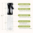 Oil Sprayer for Cooking-200ml Thick Glass Olive Oil Sprayer with Large Range, Refillable Oil Mister Spray Bottle for Air Fryer, Salad Making, Baki...