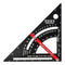 7 inch Carpenter Square, Aluminum Multifunction Rafter square Woodworking Tools with 2 Pencils, Adjustable Angle Triangle Ruler Combination Square...