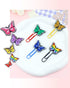 16 Pcs Cute Bookmark Paper Clips Cartoon Silicone Bookmarks with Colorful Paperclips for Kids School Teacher Office Supply Student Stationery (But...