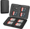 Aluminum Shock Resistant Carrying Box Holder Memory Card Storage Box Case Holder 8 Slots for SD SDHC MMC Micro SD TF Cards (Black)...