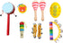 Toddler Musical Instrument, Wooden Percussion Musical Instruments Toy for Kids Toddlers, Preschool Educational Instrument Toy Set with Rattle Drum...