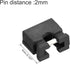 uxcell 100pcs 2mm Standard Pin Header Jumper Cap Short Circuit Connection Cap Mini Micro Jumper Bridge Plug Black...