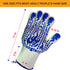 Oven Mitts heat resistant BBQ Proof Glove 11Inch 1472? Grill Glove Proof Heat for women men BBQ Gloves Gift Set Cooking Gloves for Cooking, Grilli...