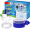 Toilet Bowl Cleaner System - Self-Cleaning Toilet Bowl Cleaners, 4 Pack Toilet Bowl Cleaner Tablets, Economical Automatic Toilet Bowl Cleaner, Slo...