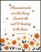 Posterizer 1 pcs-cute bees and flowers Pleasant Words bible verse-Religious Posters-Motivational & Inspirational Art-Gifts for Christians - UNFRAM...