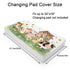 Farm Animals Life Changing Pad Covers Farmland Cow Pig Horse Dog Rooster Barn Fitted Baby Changing Table Sheets for Boy Girl Country Farmhouse Sof...