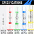 400PCS Solder Seal Wire Connectors, Sopoby Self Soldering Heat Shrink Butt Connector Solder Sleeve Waterproof Insulated Electrical Butt Splice Wir...